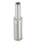 Diamond tile hole saw, 11mm core cutter with diamond grit on chrome-plated steel