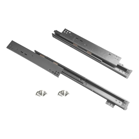Floor Mounted Drawer Runners With Soft Close And Full Extension Undermount Slides In Cold Rolled Steel for smooth glide, 400mm