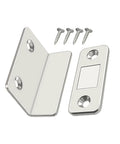 Ultra Thin Magnetic Door Catch With Self Adhesive Backing for cabinets drawers with screws and metal plates