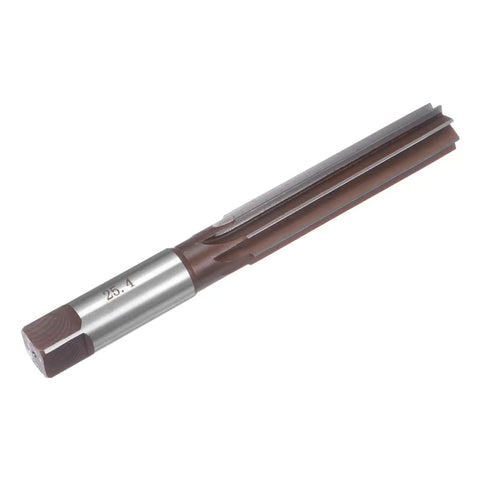 One Inch Hand Reamer H8 Precision Alloy Tool Steel 8 Flute Straight Shank Milling Cutter close-up