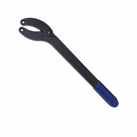 Pro Shop Grade Camshaft Pulley Holder Tool Set Drop In Setup For Quick Timing Belt Swaps, black and blue, steel build.