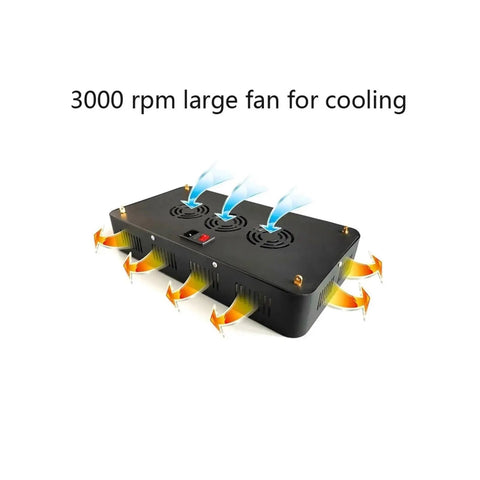 Built Tough 5600W Led UV Cure Light For 3D Resin And Gel Polish with cooling fan and air vents.