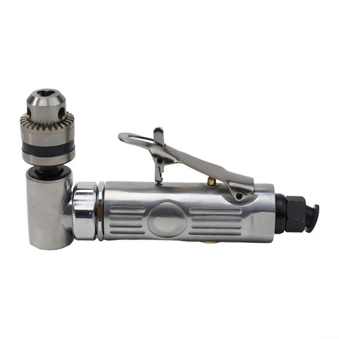 Heavy Duty Pneumatic Right Angle Die Grinder 15000 RPM Air Powered 90 Degree Drill Adapter with a hex drive for tight spots.