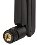 Close-up of Dual Band 2.4GHz 5GHz WiFi Antenna 9dBi Omni SMA Male for Backup Cameras and Security Cameras FPV Drones gear