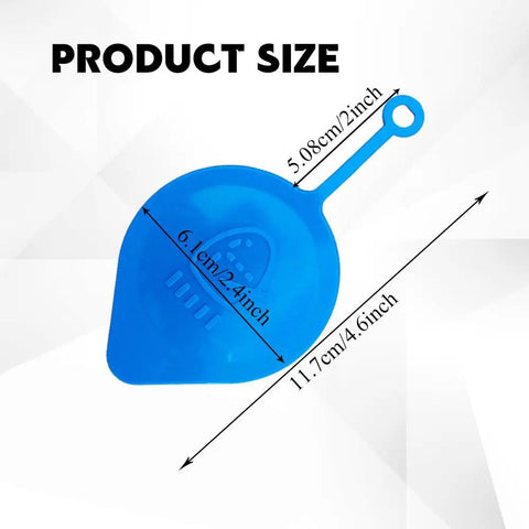 Two Pack Windshield Washer Fluid Reservoir Cap Replacement For Honda Civic CRV Accord Fit CRX Del Sol 1986 1996 2002 2006 OEM 38513 SB0 961 76802 SN7 G05 Durable Auto Tank Cap Easy Install And Long Lasting Seal, blue plastic cap with measurement details
