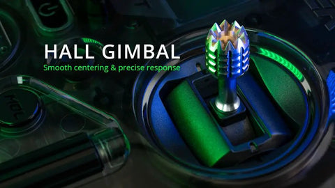 Pocket Remote Controller With Hall Gimbal, EdgeTX Preloaded, ultra portable design, featuring smooth centering and precise response