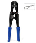 All In One Wire Rope Swaging Tool With Built In Cutter For Aluminum And Copper Sleeves Stop Loops And Ferrules Cuts Up To 1/8 Inch
