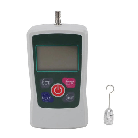 Digital Force Mini Push Pull Sensor Tester Meter 2N-20N Portable Accurate Measurements For Reliable Material Testing And Quality Control On The Go Everyday. digital force tester with hook attachment and aluminum alloy body