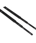 Full Extension 16 Inch Drawer Slides With Quiet Operation Heavy Duty Cabinet Rails Perfect For Dressers And Kitchen Cabinets Smooth Glide Durable Steel Hardware 2 Pack black steel slides