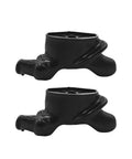 2 Pack Wing Style Tire Changer Duck Heads For TCX50 TCX515 TCX550 Machines, Black Plastic Replacement Heads, front view