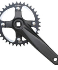 165Mm MTB 1X Crankset With 32T Narrow Wide Chainring 104BCD Square Taper Aluminum Arm Set for Mountain Bikes