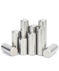 Premium 304 Stainless Steel Dowel Pin With Chamfered Ends For Precision Positioning And Mounting Holes In Machining Projects Offering Durable Wear Resistant Performance In M1 To M3 Sizes Plus Various Lengths, collection of dowel pins in various lengths.