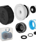 Outdoor Hose Bib Repair Kit With Vacuum Breaker UPC ASSE 1019-A components, 3/4 Inch GHT, DIY Faucet Repair parts visible