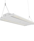 Top Shelf 165 Watt Led Linear High Bay Light 2 Foot Shop Fixture 5000K Daylight 26400 Lumens from an angled view.