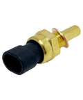 YCUPONE coolant temperature sensor close-up: brass body with black plastic connector