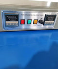 Control panel of No Fuss Thermal Heat Shrink Packaging Machine Tunnel with digital temp control for POF PVC sheets.