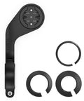 Flush Front Mount For Garmin Edge GPS Bike Computer Fits 22.2mm 25.4mm And 31.8mm Handlebars with adapter rings.