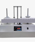 Heavy Duty Automatic Label Counting Rewinding Machine With Speed Control For Industrial Printers, with dual shafts and digital display.