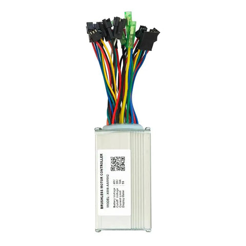 X008 AAM002 48V 18A Brushless Motor Controller with colorful wires for 5S Protocol E Bikes, Electric Scooters, and Mountain Bikes