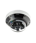Quad Sensor Multi Directional Outdoor Dome Camera with 20 Megapixel QHD Resolution and Infrared Night Vision, top view showing multiple lenses.