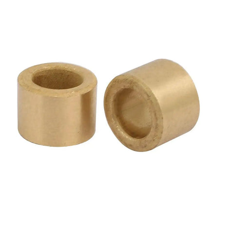 Heavy Duty 4Pc Bronze Sleeve Bearing Bushings 10X16X12mm Powdered Metal Transmission Parts Rolls Smooth Gold Tone Plug And Play Gearbox Upgrade Built Tough For Daily Streets And Weekend Drags
