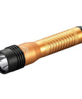 Beast Bright High Lumen C4 LED Flashlight with Piggyback Charger and Spare Battery Orange 500 Lumens on High