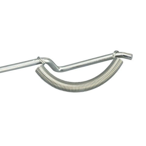 Premium High Hardness Steel Electric Drill Metal Shears Attachment Tool close-up showing durable steel coil and hook for cutting.