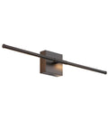 Black 28-Inch Modern Dimmable Integrated LED Wall Sconce for Bathrooms and Hallways, Metal Vanity Light for Bathroom Mirror, Hardwired Fixture
