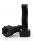 3/8-16 Inch Socket Head Cap Screws Bolts 1-1/4 Inch Long Full Thread 12.9 Grade Alloy Steel Black Oxide Finish Allen Hex Drive