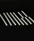 0.5 Module Plastic Gear Rack Kit For RC Cars Trucks And Robots, 20 Piece Long And Short Pinion Transmission Rods Displayed