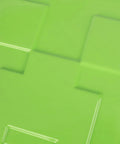 Close-up of blocky Creeper design on Minecraft Creeper 15 Inch Molded Hardside Carry On Luggage For Kids And Toddlers