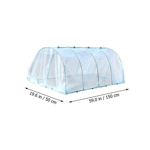 Outdoor Plastic Greenhouse Support Bracket For Plants And Flowers Weather Resistant Garden Shelter And Rain Shield Heat Retention Cover For Seedlings And Pots Easy Install Greenhouse Accessory For Home And Yard Pro Grade