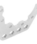 Adjustable 9 Inch Ford Panhard Bar Mounting Bracket With Multiple Roll Center Settings IMCA Approved Steel Construction For Rear End Suspension Racing Cars And Offroad Projects Durable Steel, white steel bracket with threaded holes