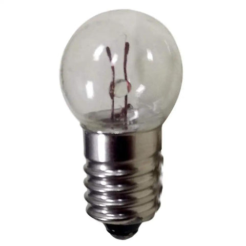 50 Pack Of Premium E10 Mini Screw Base Light Bulbs Running On 1.5V Dc To Deliver Smooth Warm White Glow, close-up view.