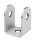 10 Pack U Brackets For One Inch Panels Heavy Duty 304 Stainless Steel With Brushed Finish Three Thirty Seconds Inch Thick Pre Drilled Ten Millimeter Holes For Three Eighth Inch Bolts Bolts Not Included Restroom Partition Hardware Replacement Parts