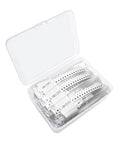 SMD Resistor Kit 0805 1R To 10M Ohm 1/8W Thick Film SMT Chip Resistors, 720 Pieces in clear box, taped for prototyping