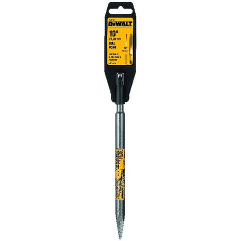 10 Inch SDS Plus Bull Point Masonry Drill Bit For Rotary Hammers, Heavy Duty Hardened Steel Body With Self Sharpening Tip