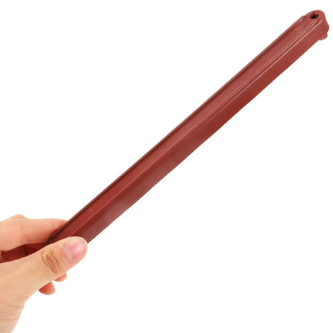Bottom Mount Drawer Slides 235mm Pack Of 2 For Cabinets Dressers Wardrobes Soft Close Track Guides With Feet Easy Install Durable Plastic Drawer Rails For Home Furniture DIY Upgrades shown in hand