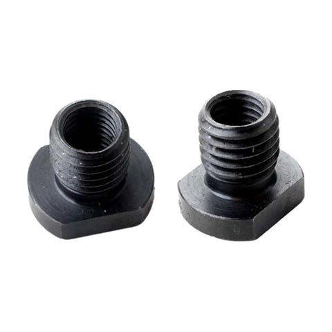 Premium M10 Angle Grinder Wheel Conversion Adapter For 100mm Power Tools With No Fuss Quick Change Design, detailed view of threaded black metal nuts.