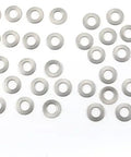 Motorcycle Clutch Cable Kit With 50 Pieces Of Springs And Belleville Washers Pro Fit For Junior And Senior Riders Works With KTM 50 SX 2001 2008 Cable Brake Throttle Replacement For Quick DIY Fix, 50 steel washers
