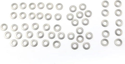 Motorcycle Clutch Cable Kit With 50 Pieces Of Springs And Belleville Washers Pro Fit For Junior And Senior Riders Works With KTM 50 SX 2001 2008 Cable Brake Throttle Replacement For Quick DIY Fix, 50 steel washers