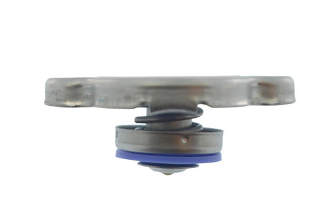 16 PSI Coolant Reservoir Radiator Cap Direct Fit Replacement Seal For Honda Hyundai Kia Nissan showing valve seat and spring mechanism.