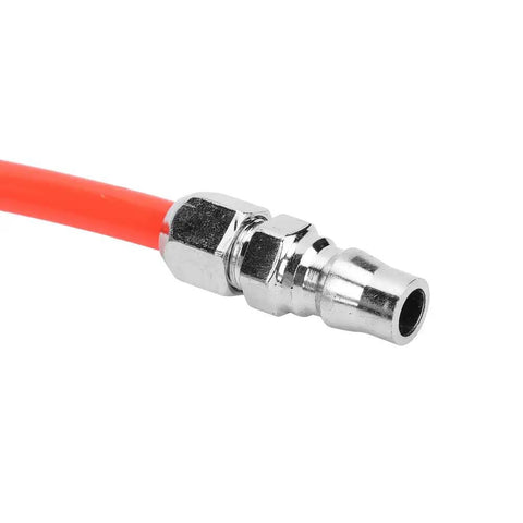 High Pressure Flexible Air Compressor Hose That Kicks Butt For Auto Repair Shops And Mechanics Featuring Quick Male Female Connector Oil Resistant Eva Red Material With Enhanced Durability For 15 Meters, red hose connector