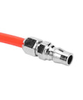Pro Grade EVA Air Compressor Hose Flexible Pneumatic Tube 15 Meter Length For High Pressure Tools Durable Oil Wear Resist 5 mm Id 8 mm Od Universal Fit Garage Workshops Industrial Equipment This Sick Flexible Tube Beats Cheap Hoses. red EVA air compressor hose with metal fitting