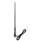 16 Inch Rubber Duck Flexible Mast Boat Radio Antenna For FM AM Stereo, Works Great On Boat Car RV Motorhome ATV UTV Tractor Yacht Motorcycle, DIN Plug 88-108MHz Reception, Easy Install, Dockside Ready - visible with flexible mast and DIN plug cable