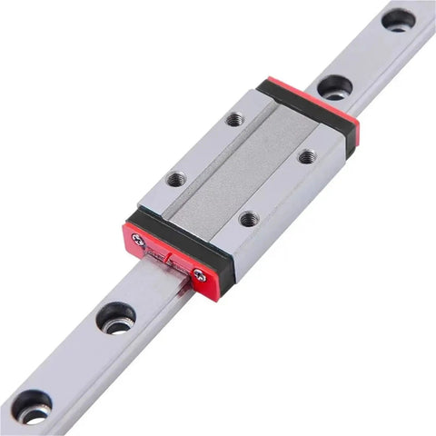 L Series Linear Rail Slide For 3D Printer Builds, Smooth Motion Guide With Carriage, Adjustable Length From 100mm To 550mm, H Style Carriage