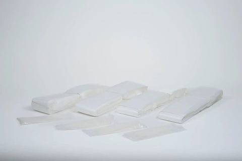 Continuous Infinity Dust Bag Roll For Dust Collectors, 72 Foot, 5.5 Mil Thick, Dust Free Disposal, 4 Packs Folded on Surface