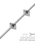 Heavy Duty Go Kart Live Axle Kit 44 Inch With 1 Inch Diameter, 3/4 Inch Step Down, shown with bearings and tools