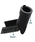 Top Shelf BT40 Tool Fixer Pot And 65 Degree CNC Milling Cup Built Tough With Steel And Bakelite showing steel components.
