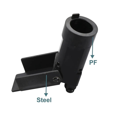 Top Shelf BT40 Tool Fixer Pot And 65 Degree CNC Milling Cup Built Tough With Steel And Bakelite showing steel components.